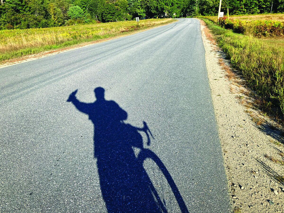 Biking: It’s me and my shadow on the XNHAT